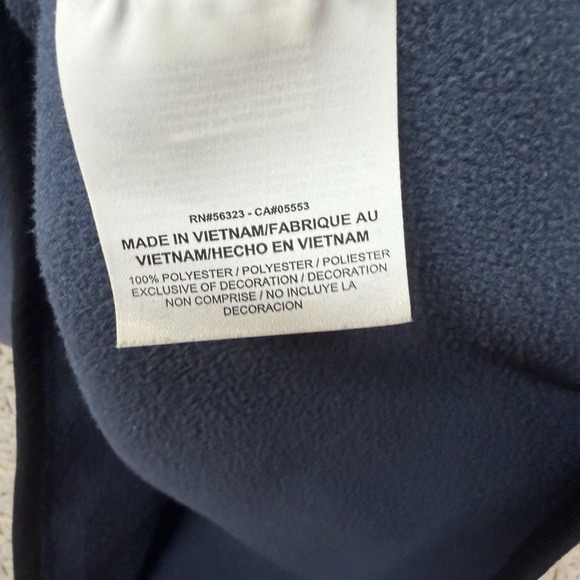 Nike Dri Fit Sweatshirt Mens Size S Blue Fleece 1/4 Zip Pullover 932041-471 - Picture 6 of 10